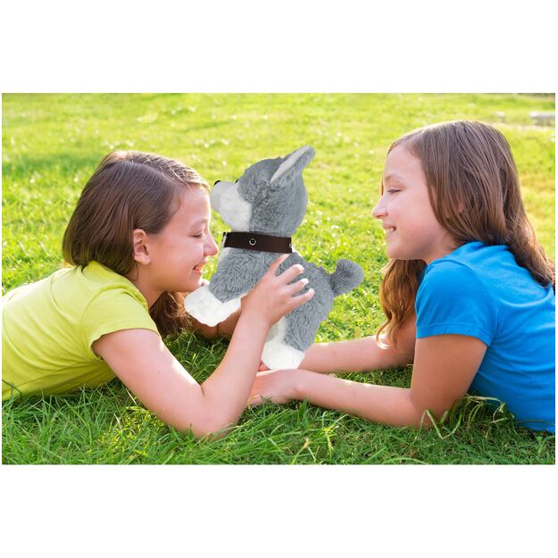 Minkštas žaislas Husky šuniukas valdomas nuotoliniu pulteliu, balsu ir lietimu 7