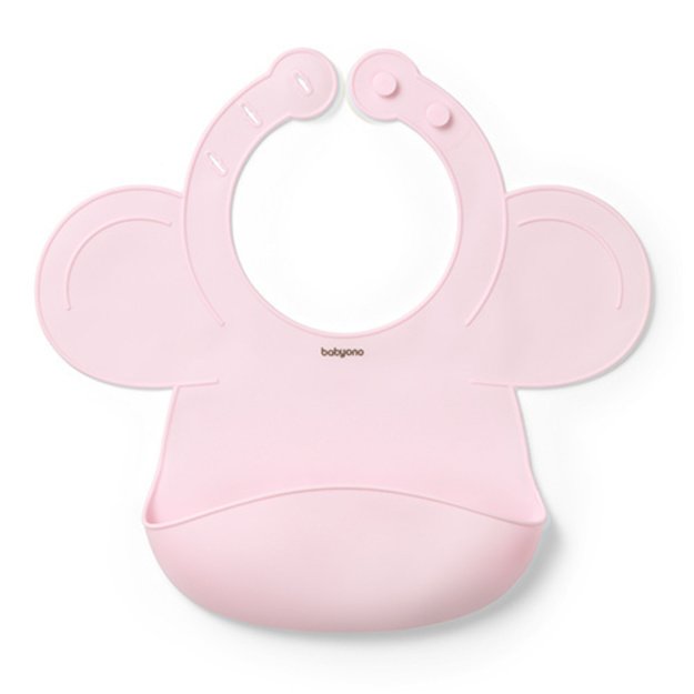 Silikoninis seilinukas BabyOno 1639/02 rožinė