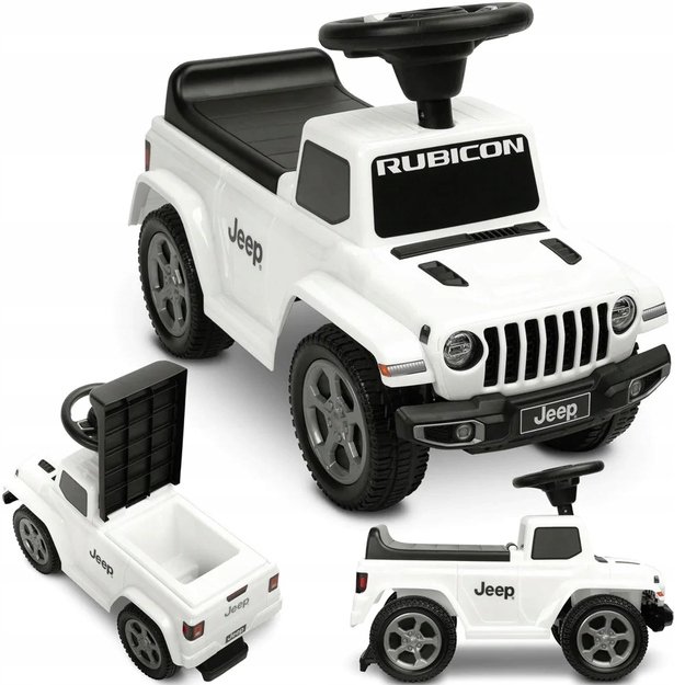  Paspiriama mašinėlė Toyz Jeep Rubicon balta
