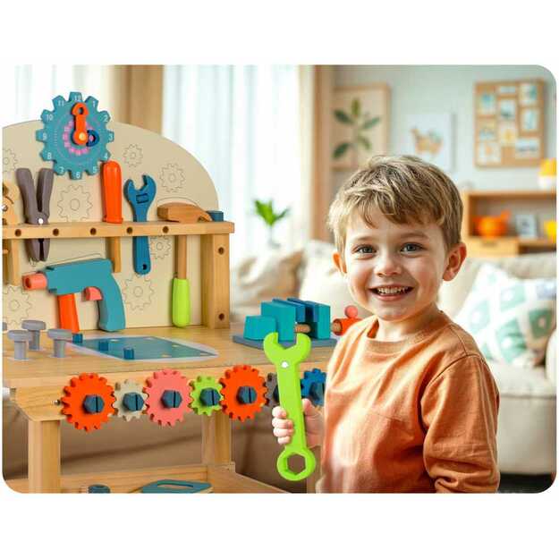 Medinės meistro dirbtuvės su įrankiais RK-876 Ricokids 9