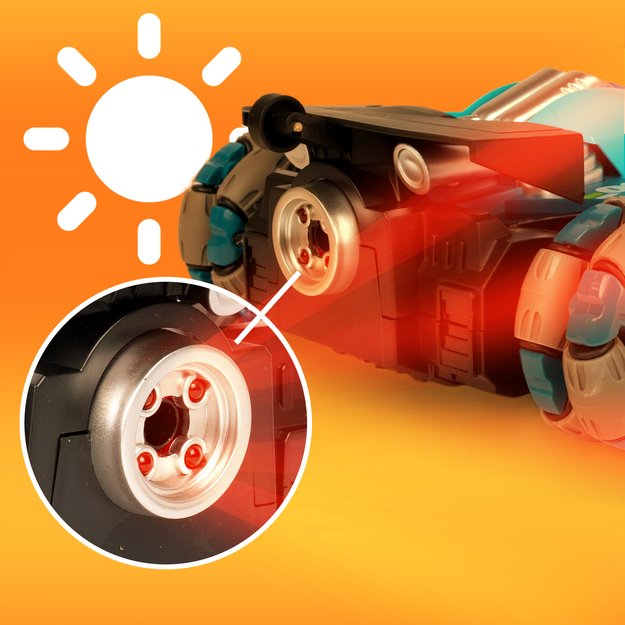 Nuotoliniu būdu valdomas 4×4 akrobatinis automobilis su „Mecanum“ ratais 2