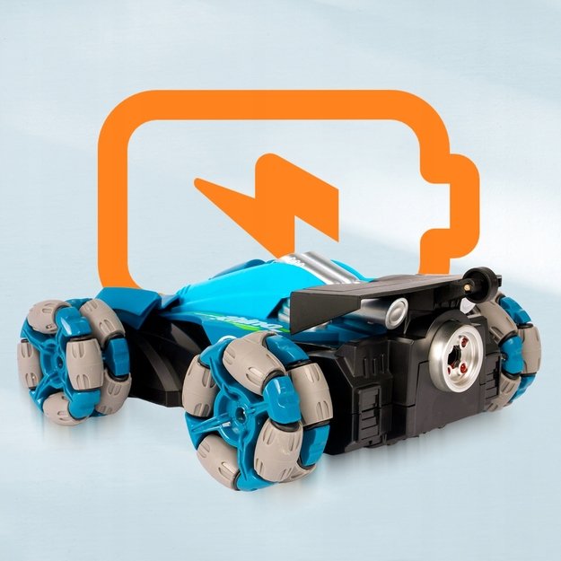 Nuotoliniu būdu valdomas 4×4 akrobatinis automobilis su „Mecanum“ ratais 5