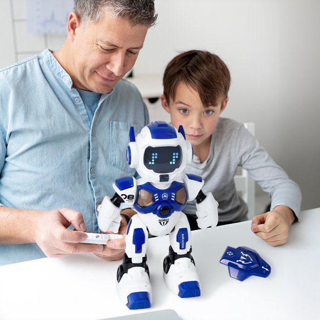 Nuotoliniu būdu valdomas išmanusis robotas su šaudymo ir programavimo funkcija 4