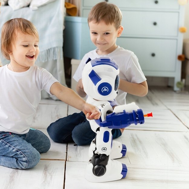 Nuotoliniu būdu valdomas išmanusis robotas su šaudymo ir programavimo funkcija 3