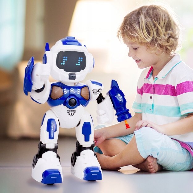 Nuotoliniu būdu valdomas išmanusis robotas su šaudymo ir programavimo funkcija 7