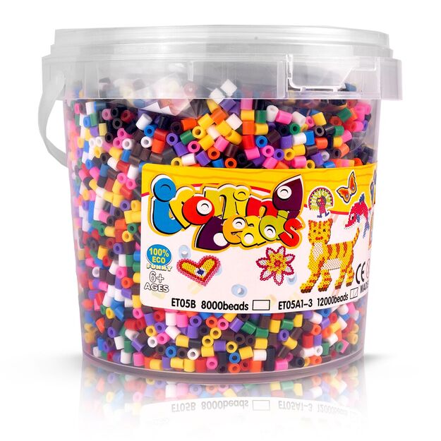 Lyginimo karoliukai kibire 12000 vnt 2