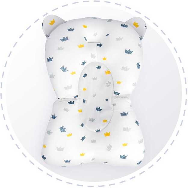Ricokids kūdikio vonios pagalvėlė - įdėklas, mėlyna ir balta 1
