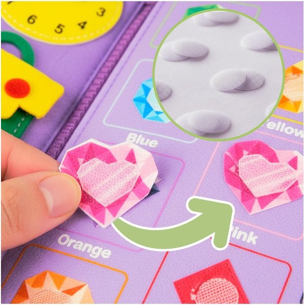 Montessori manipuliacinė lavinamoji veiklos knyga - lagaminas 7