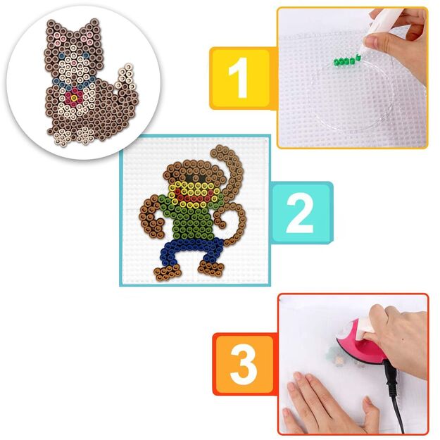 Lyginimo karoliukai Gyvūnai, 2000vnt. 6