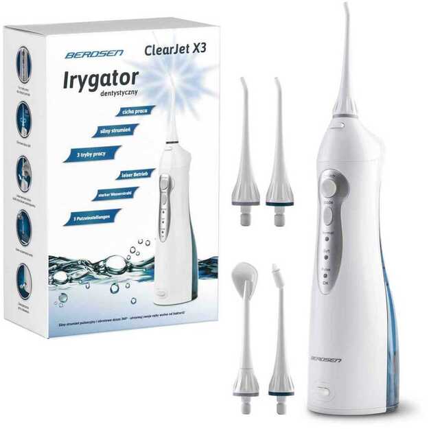 Berdsen ClearJet X3 belaidis dantų irigatorius