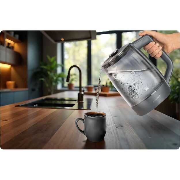 Berdsen BD-711 1,7 l elektrinis virdulys su temperatūros reguliavimu, stiklinis 14