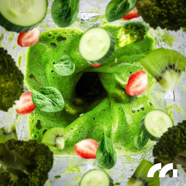 Stiklinis maišytuvas kokteiliams ir glotnučiams, malūnėlis, 2 buteliukai, didelis 1600 ml 7