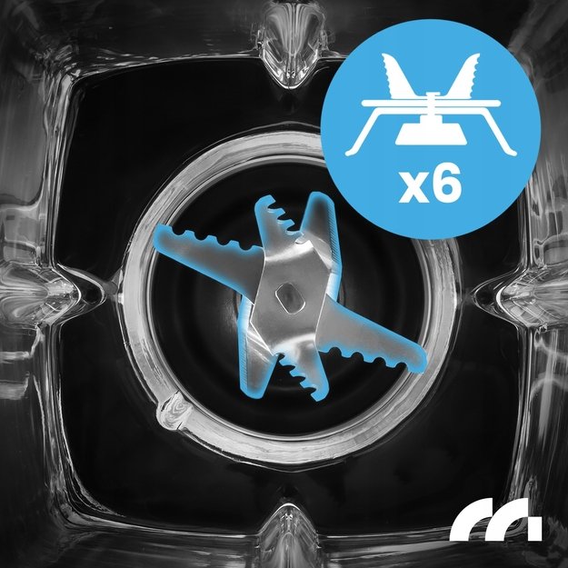 Stiklinis maišytuvas kokteiliams ir glotnučiams, malūnėlis, 2 buteliukai, didelis 1600 ml 8