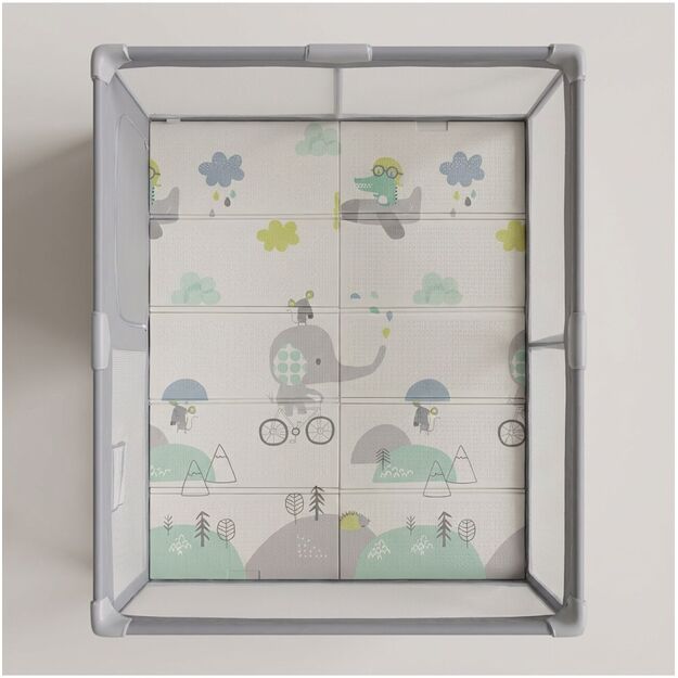 Sulankstomas dvipusis edukacinis putplasčio kilimėlis 120x180 XPE 4