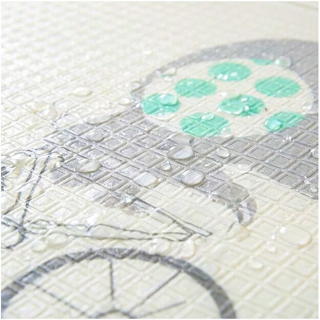 Sulankstomas dvipusis edukacinis putplasčio kilimėlis 120x180 XPE 7