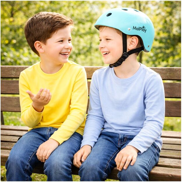 Vaikiškas dviratininko šalmas, reguliuojamas, 48–54 cm, turkio 5