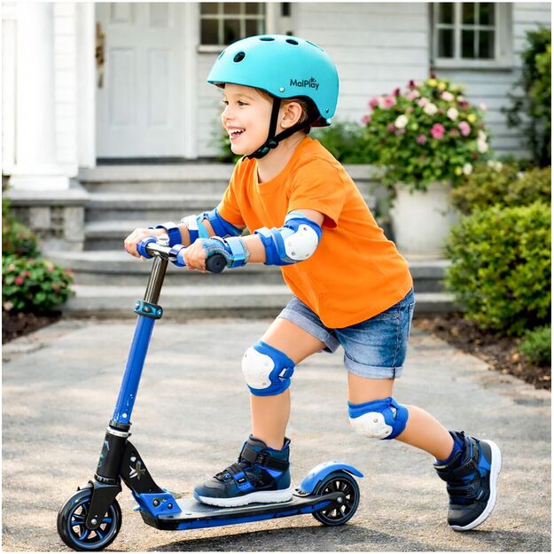 Vaikiškas dviratininko šalmas, reguliuojamas, 48–54 cm, turkio 3