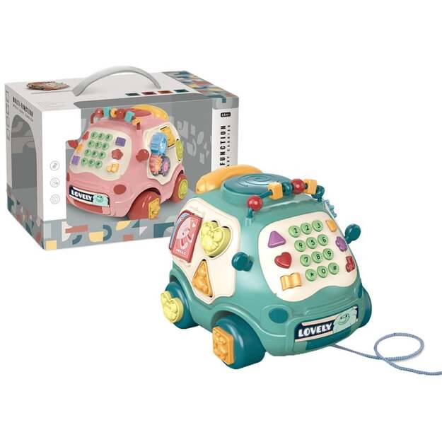 Daugiafunkcis muzikinis žaislas- rūšiuoklis automobilis.  1