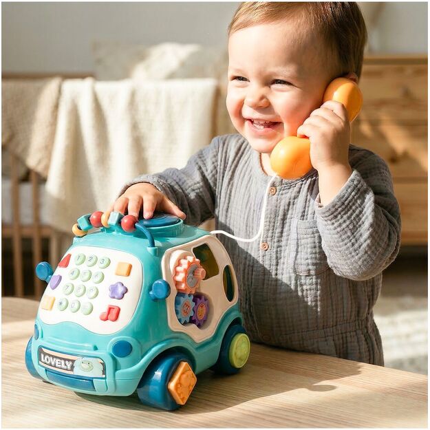 Daugiafunkcis muzikinis žaislas- rūšiuoklis automobilis.  4