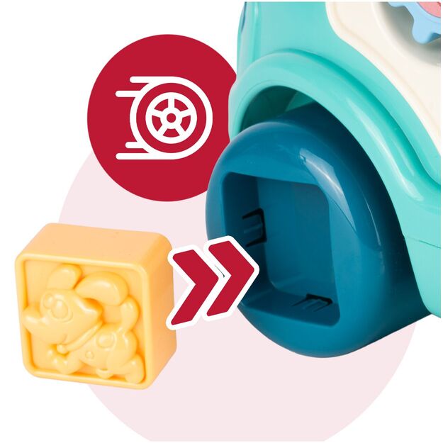 Daugiafunkcis muzikinis žaislas- rūšiuoklis automobilis.  1