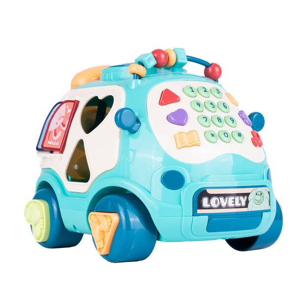 Daugiafunkcis muzikinis žaislas- rūšiuoklis automobilis.  13