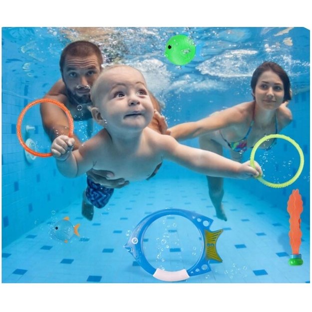 Vandens, baseino ir nardymo žaislų rinkinys, 26 dalys 6