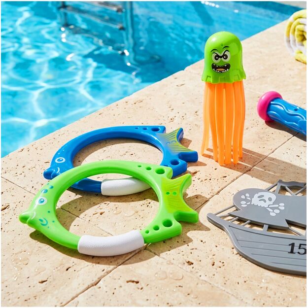 Vandens, baseino ir nardymo žaislų rinkinys, 26 dalys 9