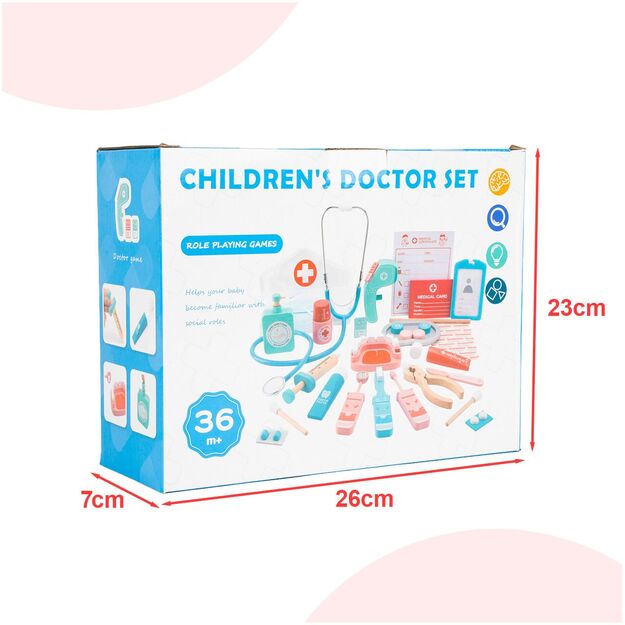 Medinis gydytojo rinkinys su kepuraite 1