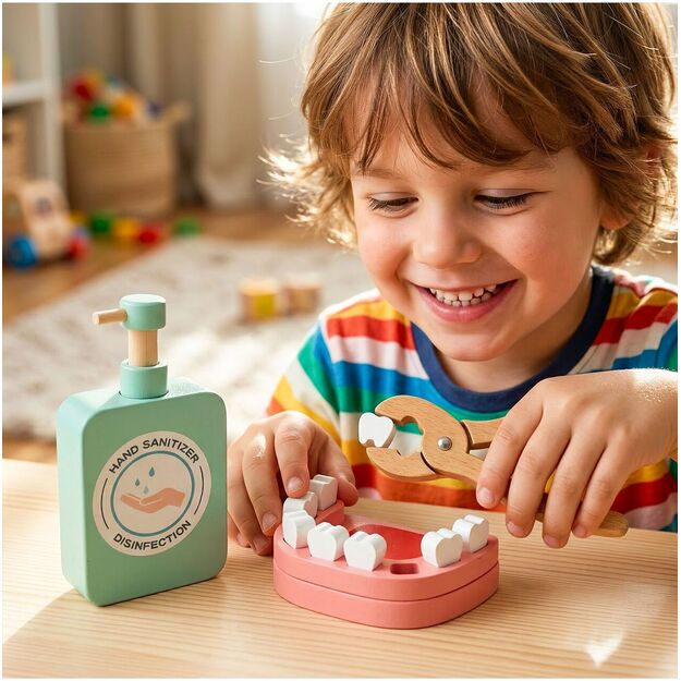 Medinis gydytojo rinkinys su kepuraite 4