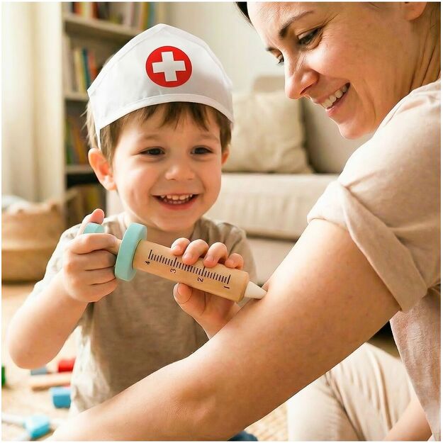 Medinis gydytojo rinkinys su kepuraite 5