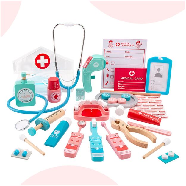 Medinis gydytojo rinkinys su kepuraite 11