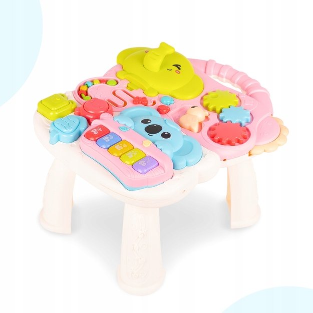 Lavinamasis stumdukas- staliukas 3in1 kūdikiams 3