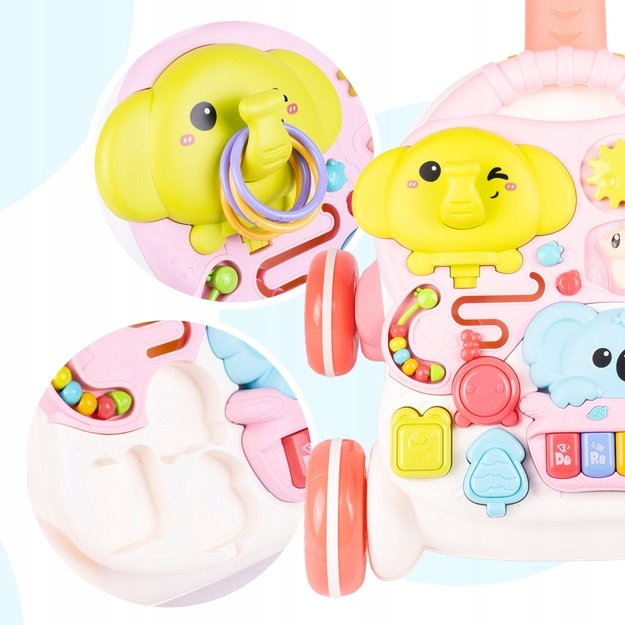 Lavinamasis stumdukas- staliukas 3in1 kūdikiams 5