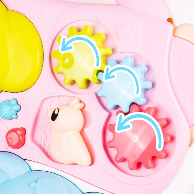 Lavinamasis stumdukas- staliukas 3in1 kūdikiams 7