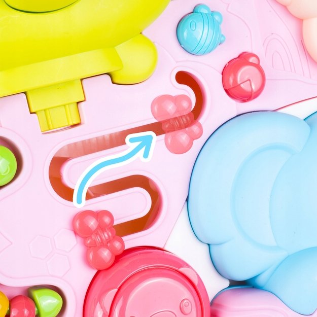 Lavinamasis stumdukas- staliukas 3in1 kūdikiams 8