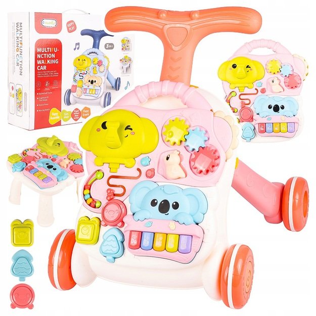 Lavinamasis stumdukas- staliukas 3in1 kūdikiams