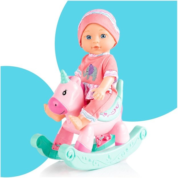 Lėlė „Baby Sweet Love“ su supamuoju arkliuku