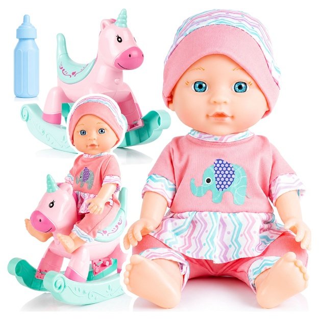 Lėlė „Baby Sweet Love“ su supamuoju arkliuku