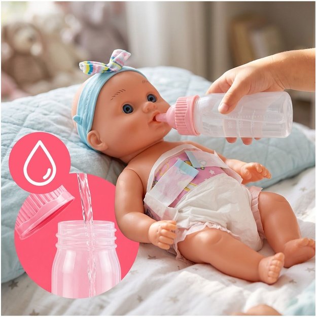 Lėlė „Baby Sweet Love“ su maitinimo rinkiniu ir kėdute