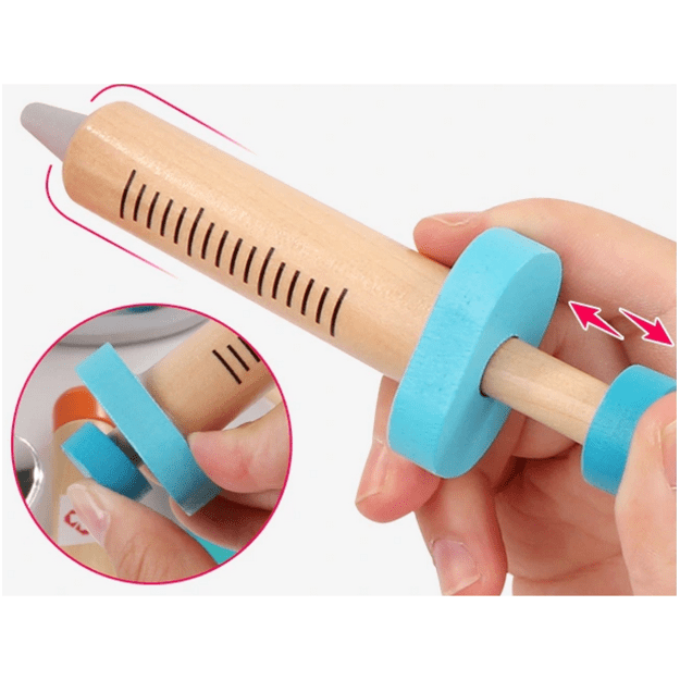 Žaislinis medinis gydytojo rinkinys 5