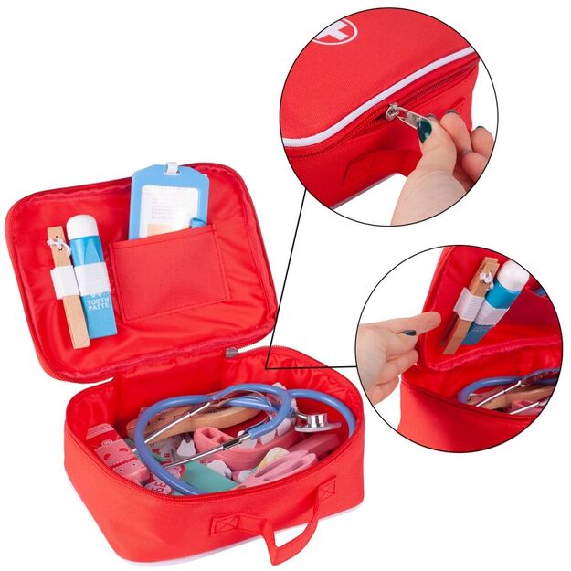 Žaislinis medinis gydytojo rinkinys 9