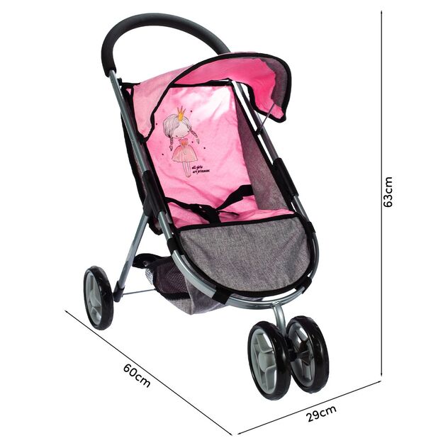 Vežimėlis lėlei Mažoji princesė 1