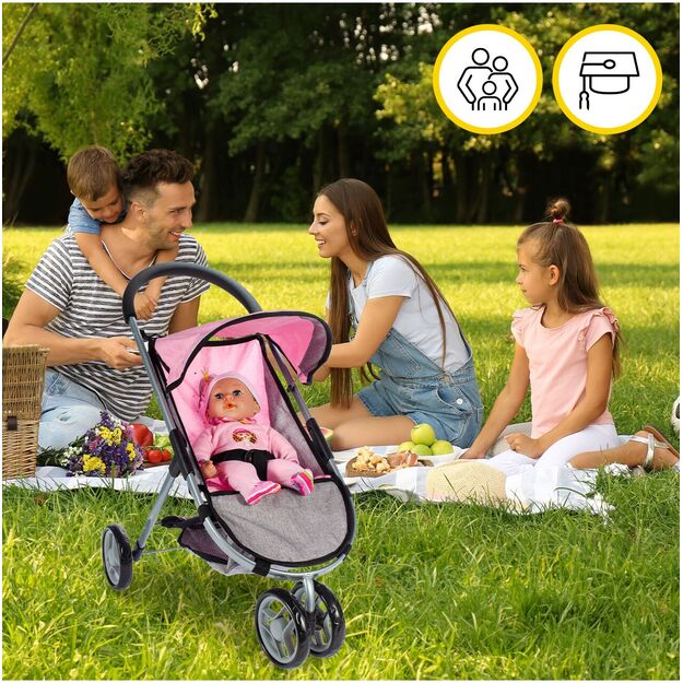 Vežimėlis lėlei Mažoji princesė 4