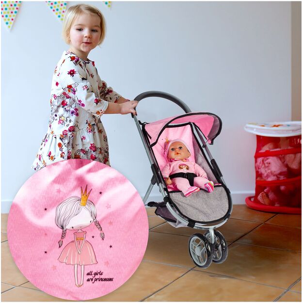 Vežimėlis lėlei Mažoji princesė 10