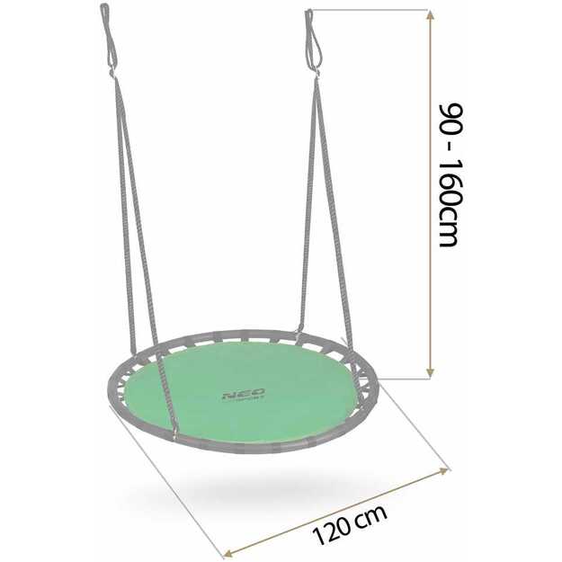 Vaikiškos swingo sūpynės, Gandro lizdas, 120 cm