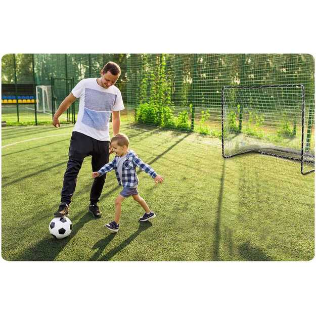 Futbolo vartai Neo-Sport 183 x 122 x 61 cm NS-492 juodi