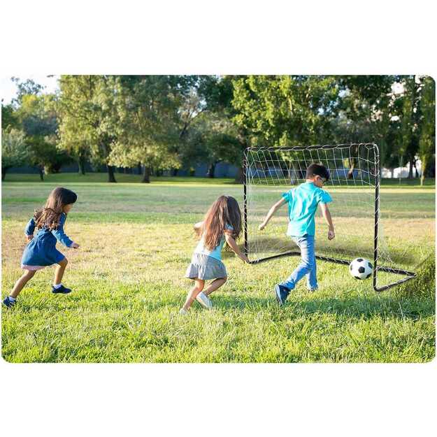 Futbolo vartai Neo-Sport 183 x 122 x 61 cm NS-492 juodi