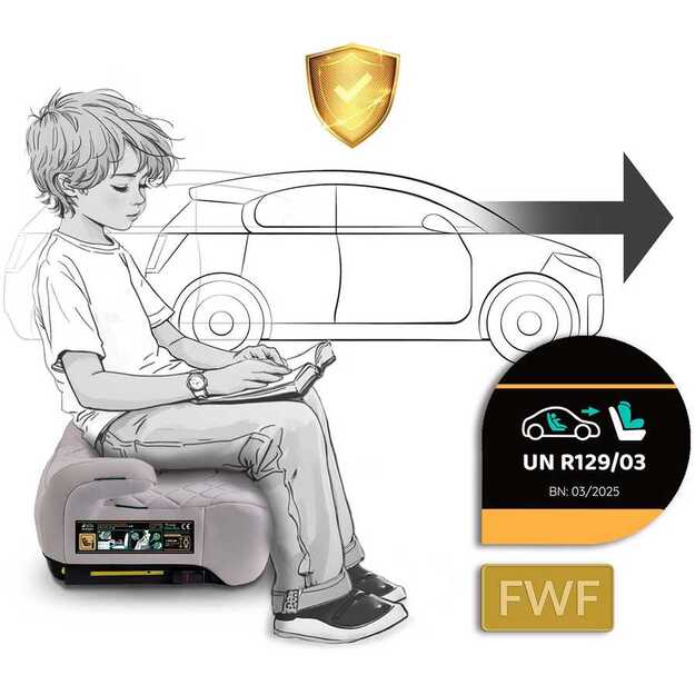 Automobilinė kėdutė, Isofix 22–36 kg Louis Nukido 710200