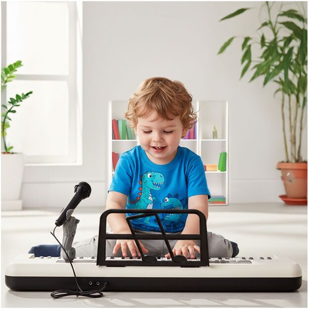 Didelis vaikiškas pianinas su mikrofonu, 61 klavišas 8