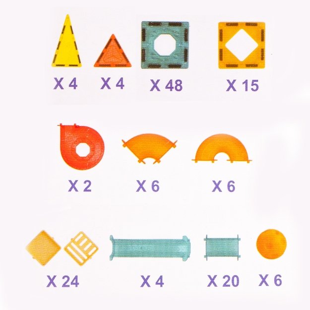 Magnetinis konstruktorius, 139 el. 8